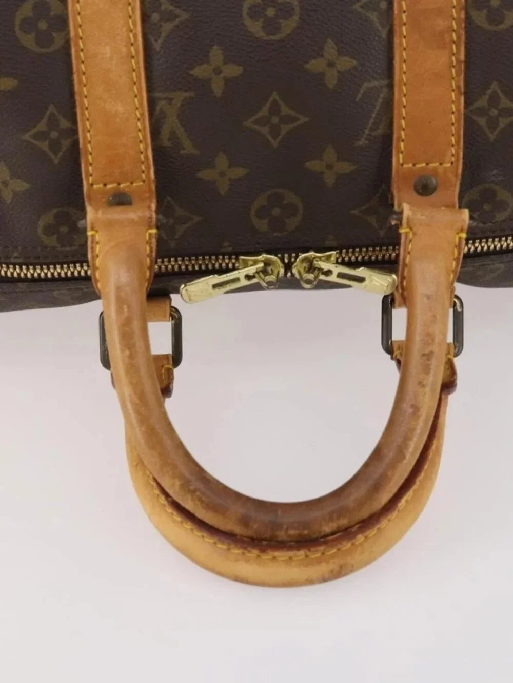 LOUIS VUITTON Monogram Keepall 45 Boston Bag M41428 LV Auth BA10838